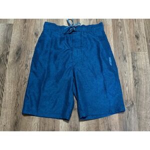 RedHead Mens Blue Heathered Board Shorts Swim‎ Trunks Size Small Drawstring